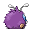 Venonat - FireRed LeafGreen (Back View (Shiny))