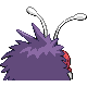 Venonat - HeartGold SoulSilver (Back View)