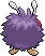 Venonat - Black 2 White 2 Black White Animated (Back View)