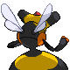 Vespiquen - HeartGold SoulSilver (Back View)