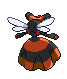 Vespiquen - Black 2 White 2 Black White Animated (Back View (Shiny))