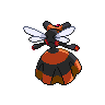 Vespiquen - Black White (Back View (Shiny))