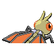 Vibrava - HeartGold SoulSilver (Back View (Shiny))