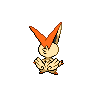 Victini - Black White (Back View)