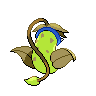 Victreebel - Black White (Back View (Shiny))