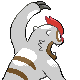 Vigoroth - HeartGold SoulSilver (Back View)