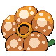 Vileplume - Diamond Pearl (Back View (Shiny))