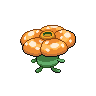 Vileplume - Black White (Back View (Shiny))