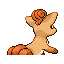 Vulpix - Emerald (Back View)