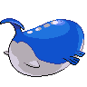 Wailord - Black White (Back View)