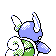 Wartortle - Crystal (Back View (Shiny))
