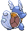 Wartortle - Black 2 White 2 Black White Animated (Back View)