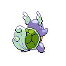Wartortle - Black White (Back View (Shiny))