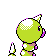Weedle - Silver (Back View (Shiny))