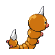 Weedle - Diamond Pearl (Back View)