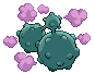Weezing - Black 2 White 2 Black White Animated (Back View (Shiny))