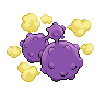 Weezing - Black White (Back View)