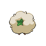 Whimsicott - Black White (Back View)