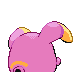 Whismur - Diamond Pearl (Back View)