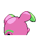 Whismur - Platinum (Back View (Shiny))