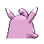 Wigglytuff - FireRed LeafGreen (Back View (Shiny))