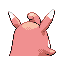 Wigglytuff - FireRed LeafGreen (Back View)