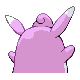 Wigglytuff - Diamond Pearl (Back View (Shiny))