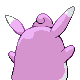 Wigglytuff - HeartGold SoulSilver (Back View (Shiny))