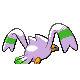Wingull - Diamond Pearl (Back View (Shiny))