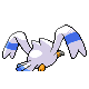 Wingull - HeartGold SoulSilver (Back View)