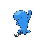 Wobbuffet - Black White (Back View)