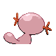 Wooper - Diamond Pearl (Back View (Shiny))