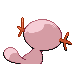 Wooper - HeartGold SoulSilver (Back View (Shiny))