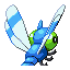 Yanma - Ruby Sapphire (Back View (Shiny))