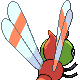 Yanma - HeartGold SoulSilver (Back View)