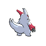 Zangoose - Black White (Back View)