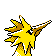 Zapdos - Crystal (Back View)