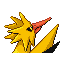 Zapdos - FireRed LeafGreen (Back View (Shiny))