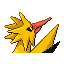 Zapdos - Ruby Sapphire (Back View (Shiny))