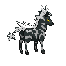 Zebstrika - Black White (Back View)