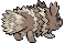 Zigzagoon - Black 2 White 2 Black White Animated (Back View)
