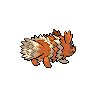 Zigzagoon - Black White (Back View (Shiny))
