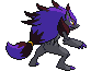 Zoroark - Black 2 White 2 Black White Animated (Back View (Shiny))