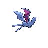 Zubat - Black White (Back View)
