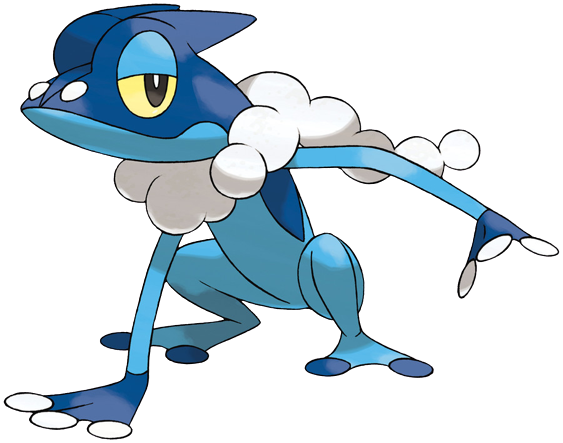 Frogadier - Bubble Frog Pokémon