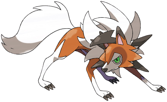 Lycanroc Dusk Form - Wolf Pokémon