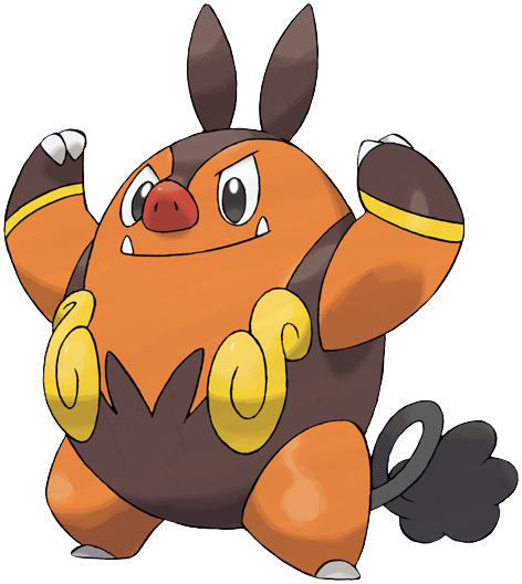 Pignite - Fire Pig Pokémon